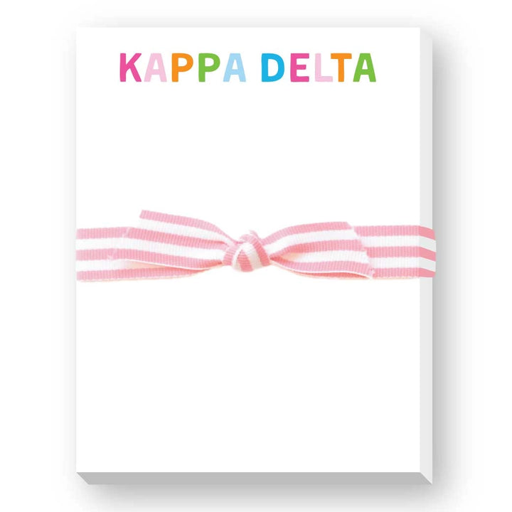 Confetti Sorority Mini Notepad