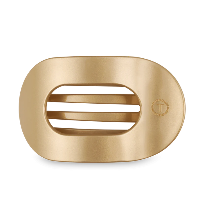 Champagne Toast Large Flat Round Teleties Clip