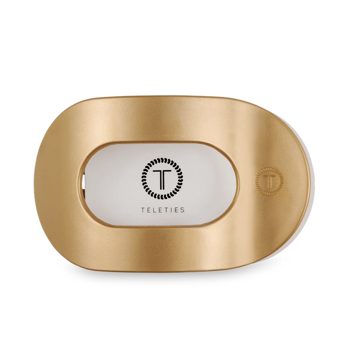 Champagne Toast Large Flat Round Teleties Clip