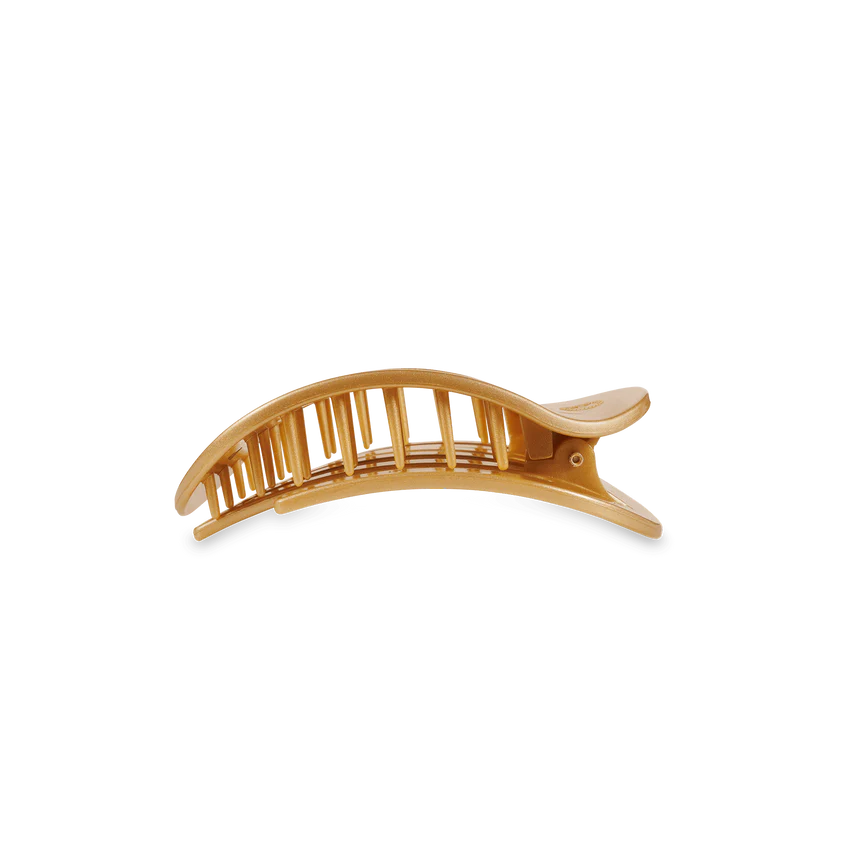 Champagne Toast Medium Flat Round Teleties Clip