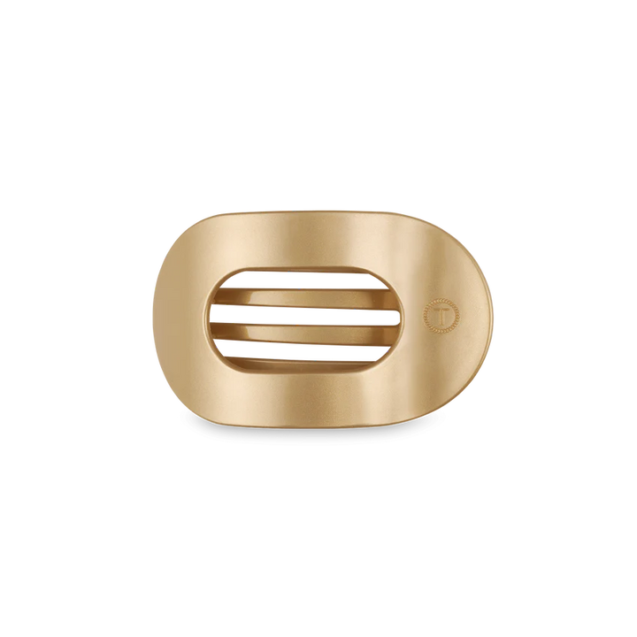 Champagne Toast Medium Flat Round Teleties Clip