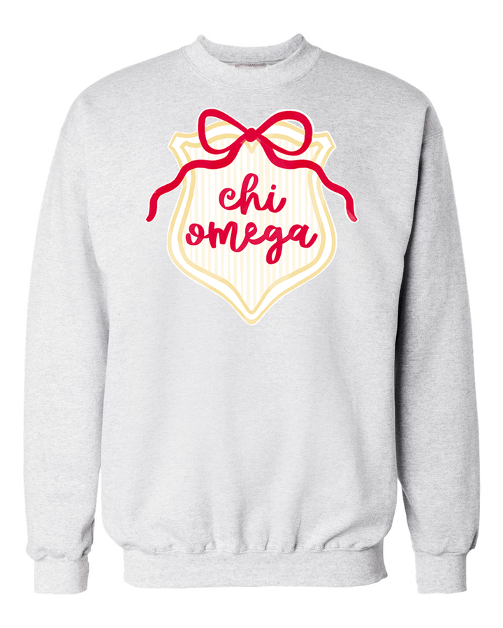 Sorority Bow Crest Sweatshirt