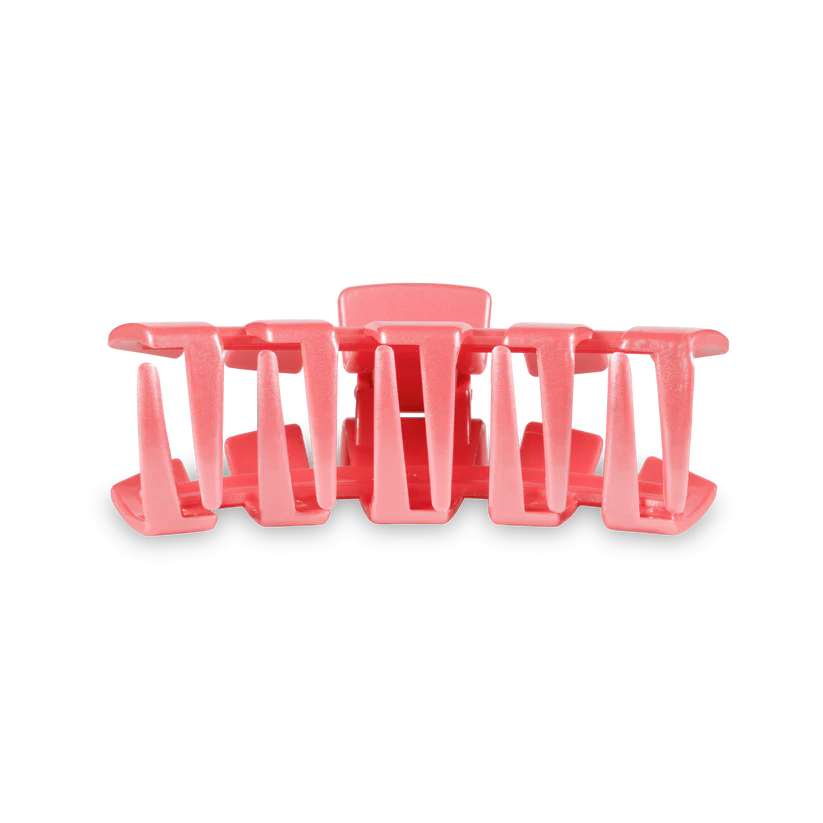 Calming Coral Medium Classic Teleties Hair Clip