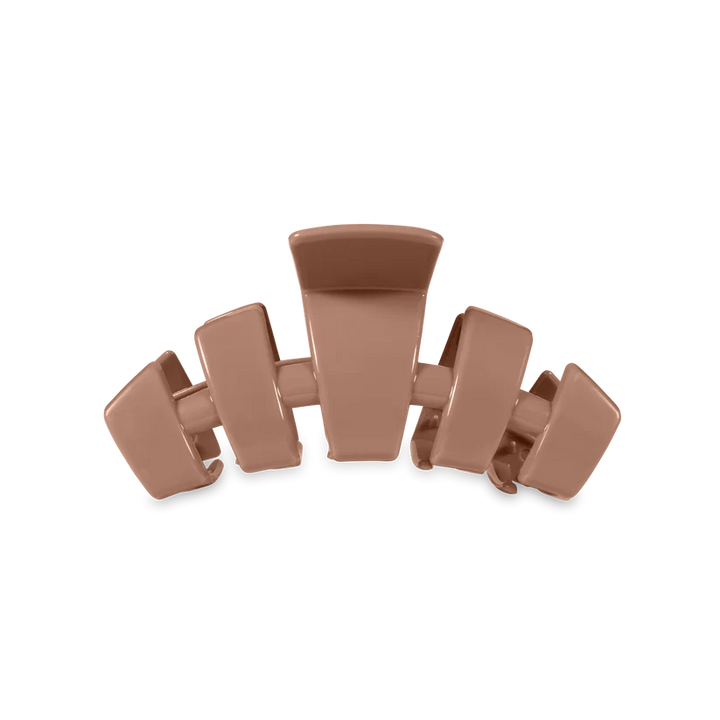 Mocha Mousse Small Classic Teleties Hair Clip