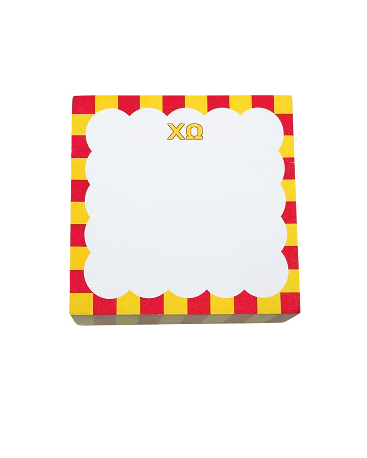 Scalloped Sorority Note Cube
