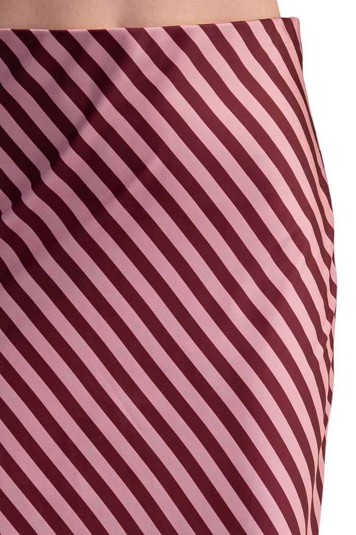 Galloway Satin Midi Skirt