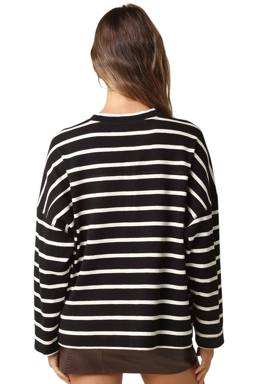 Hailey Relaxed Striped Top