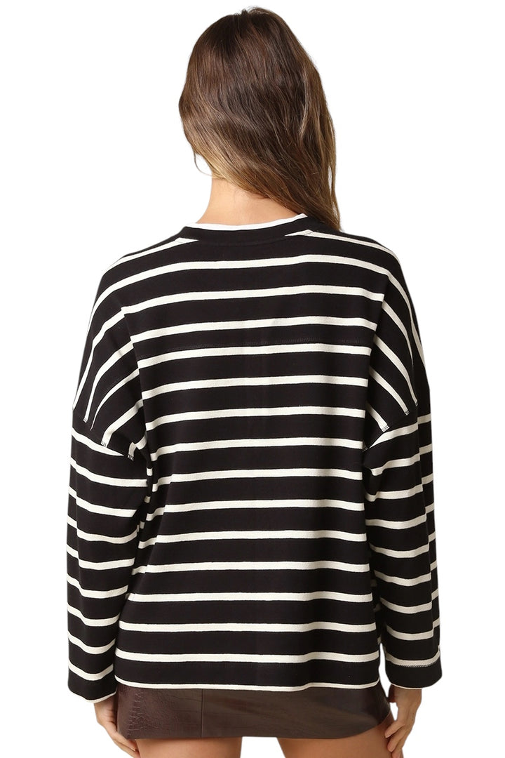 Hailey Relaxed Striped Top