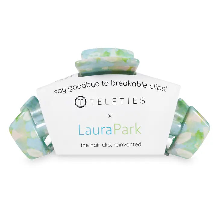 Elephant Falls Large Classic Teleties Hair Clip