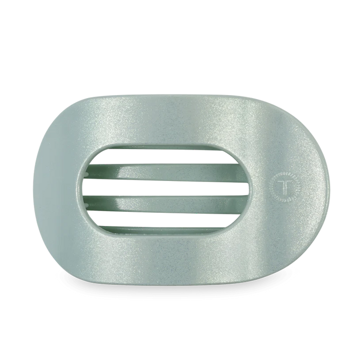 Dew Drop Large Flat Round Teleties Clip