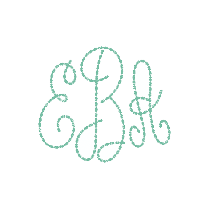 Baby Gown Monogram Options