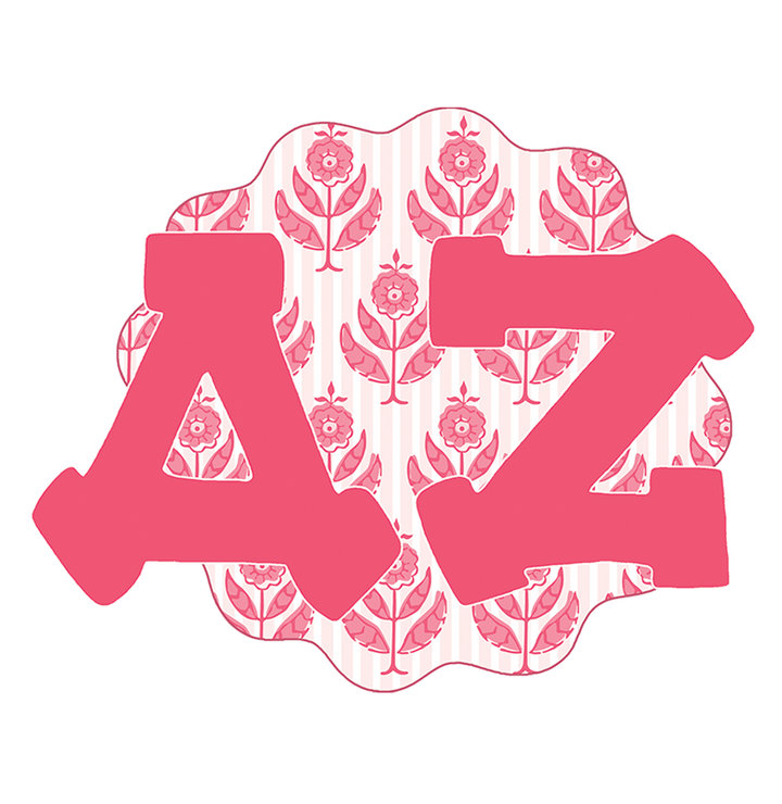 Block Print Sorority Sticker