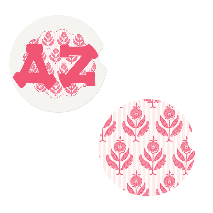 Block Print Sorority Coaster Set