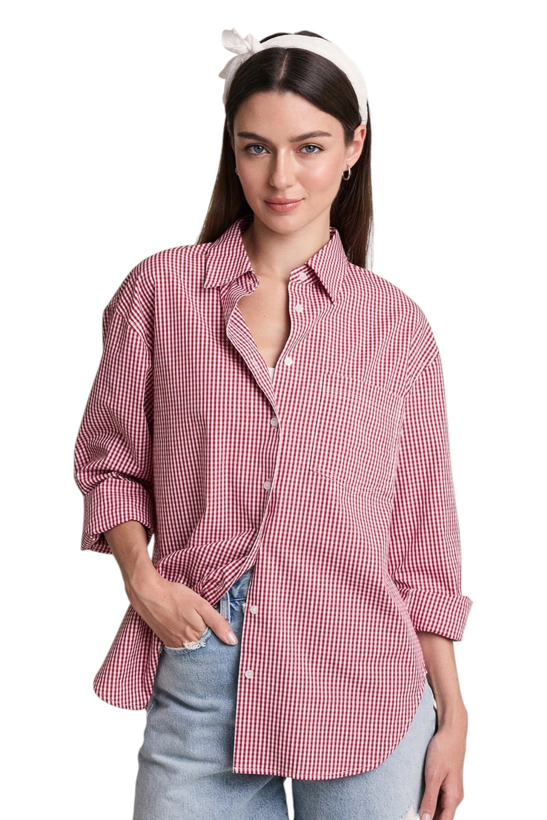 Boston Classic Gingham Button Up