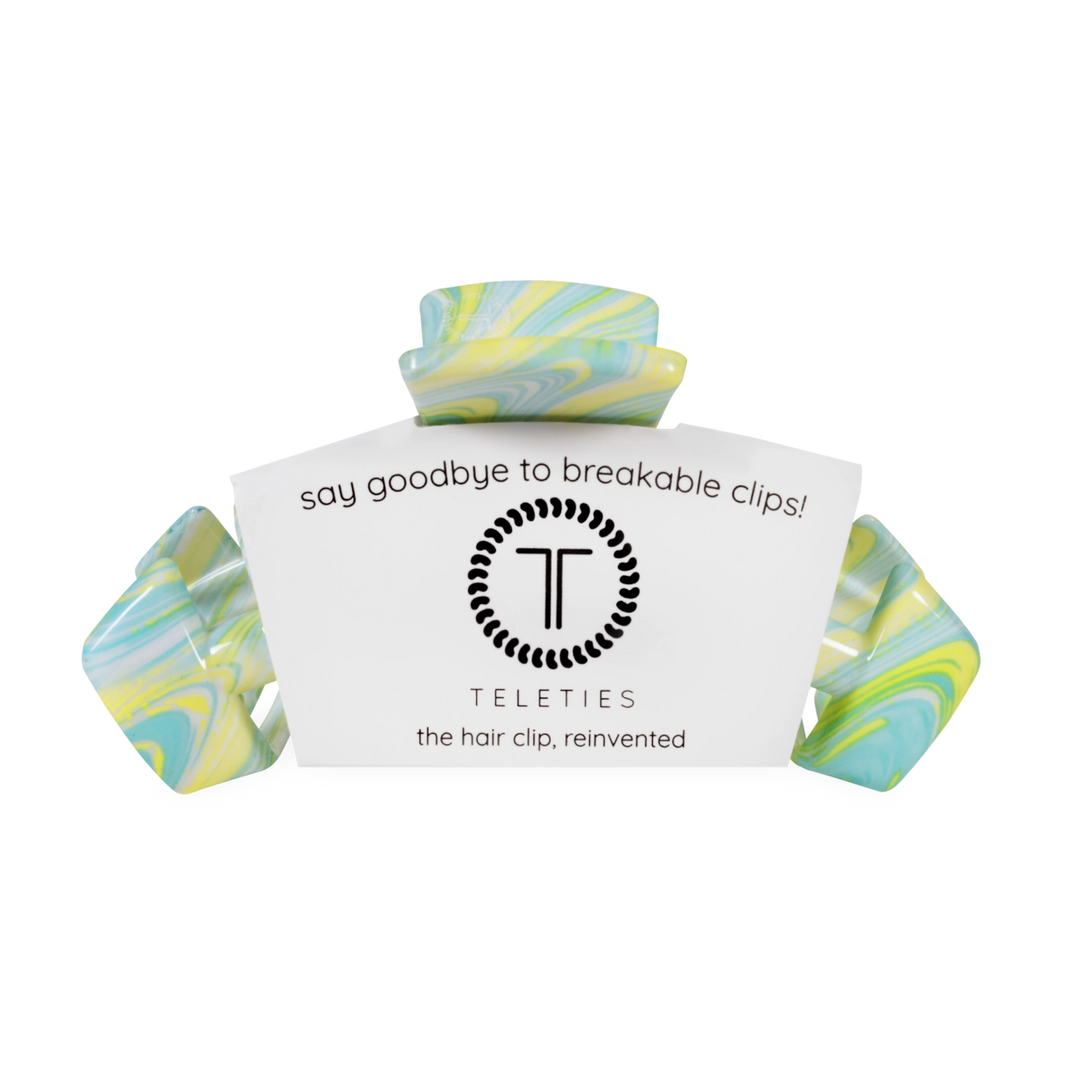 By The Sea Shore Large Classic Teleties Hair Clip