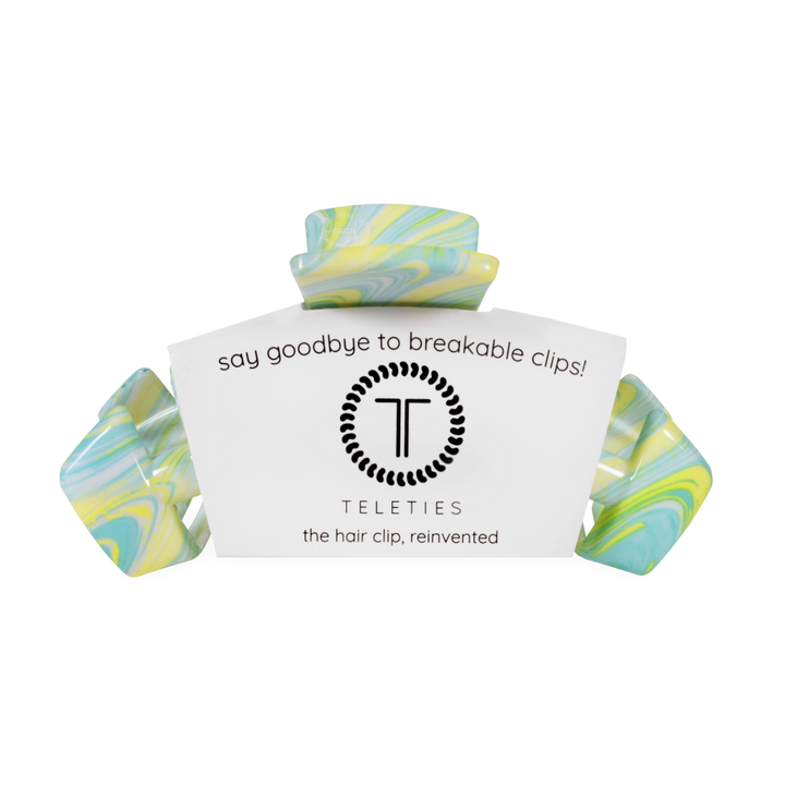 By The Sea Shore Large Classic Teleties Hair Clip