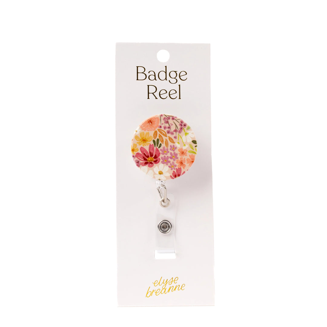 Floral Badge Reel