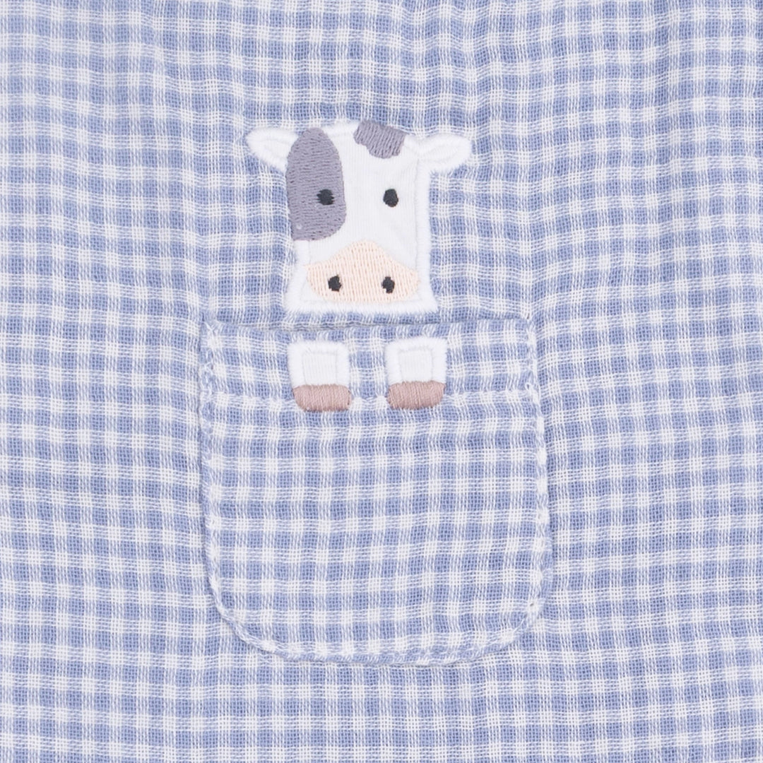 Cute Farm Applique Jon Jon