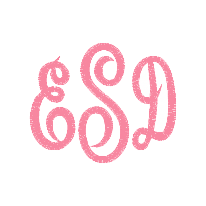 Baby Gown Monogram Options