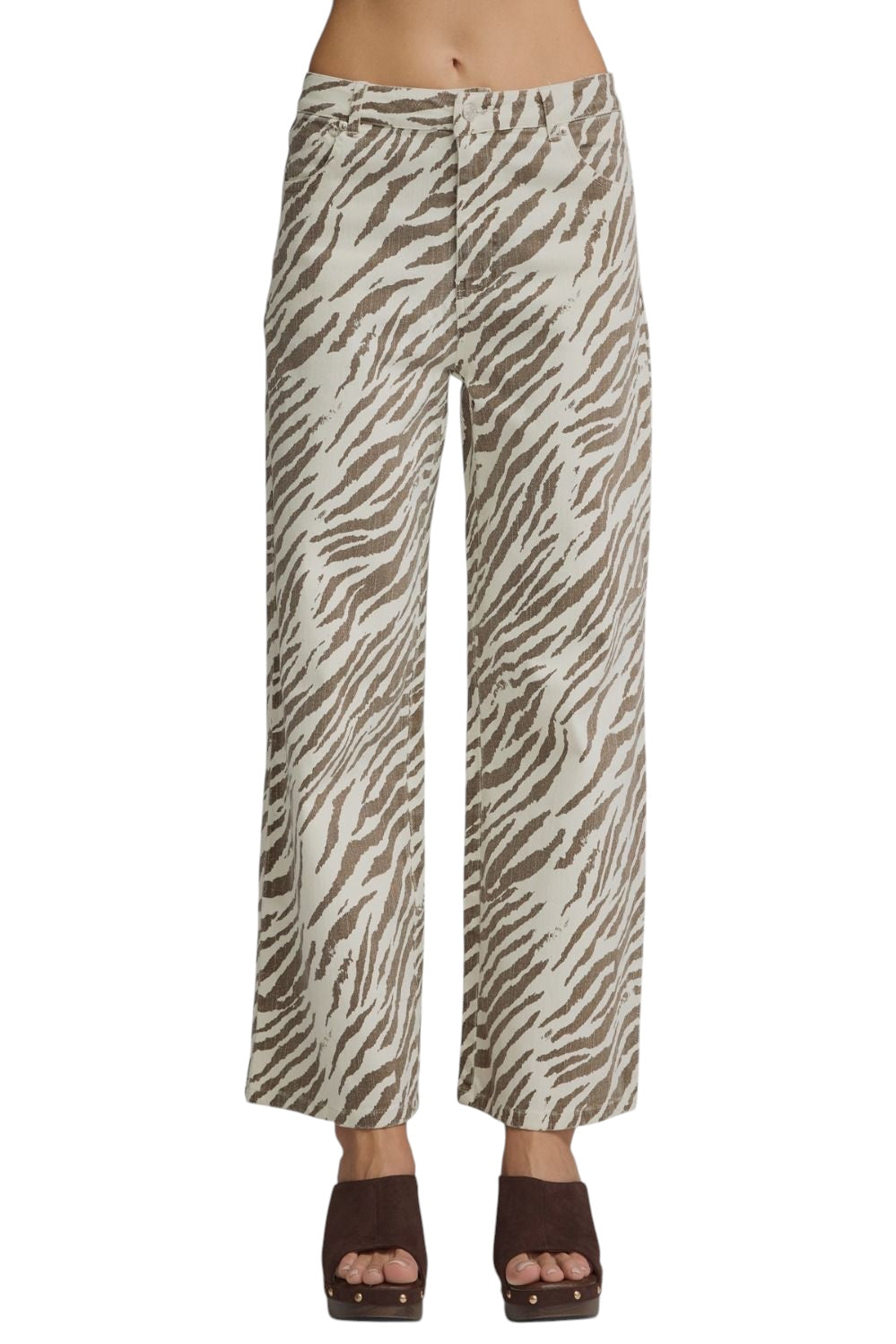 Scott Zebra Print Pants