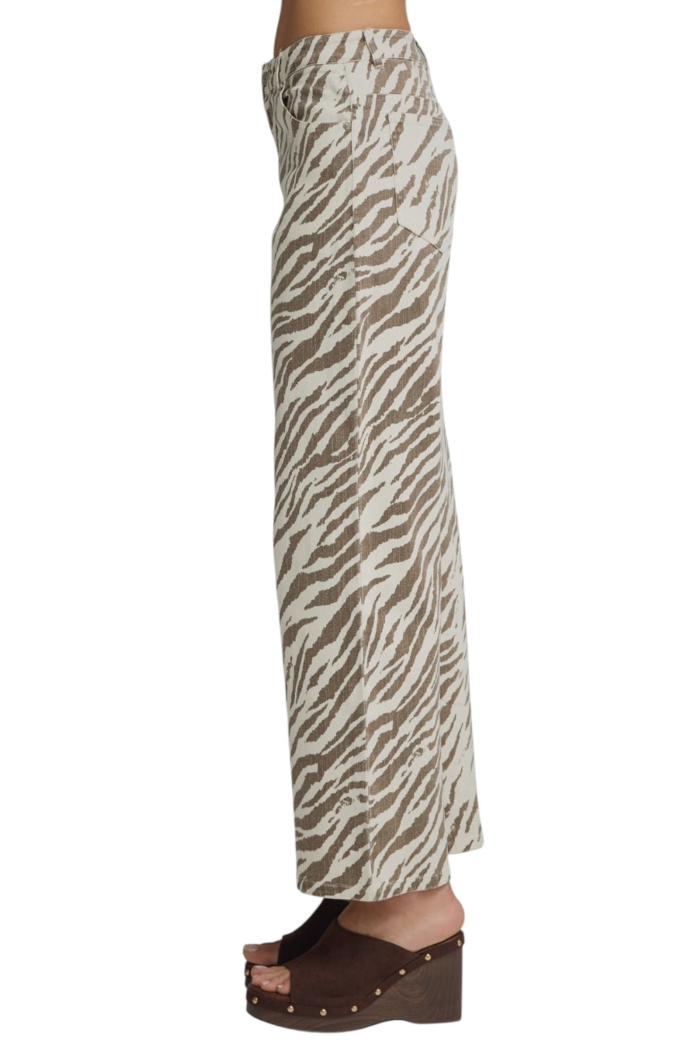 Scott Zebra Print Pants