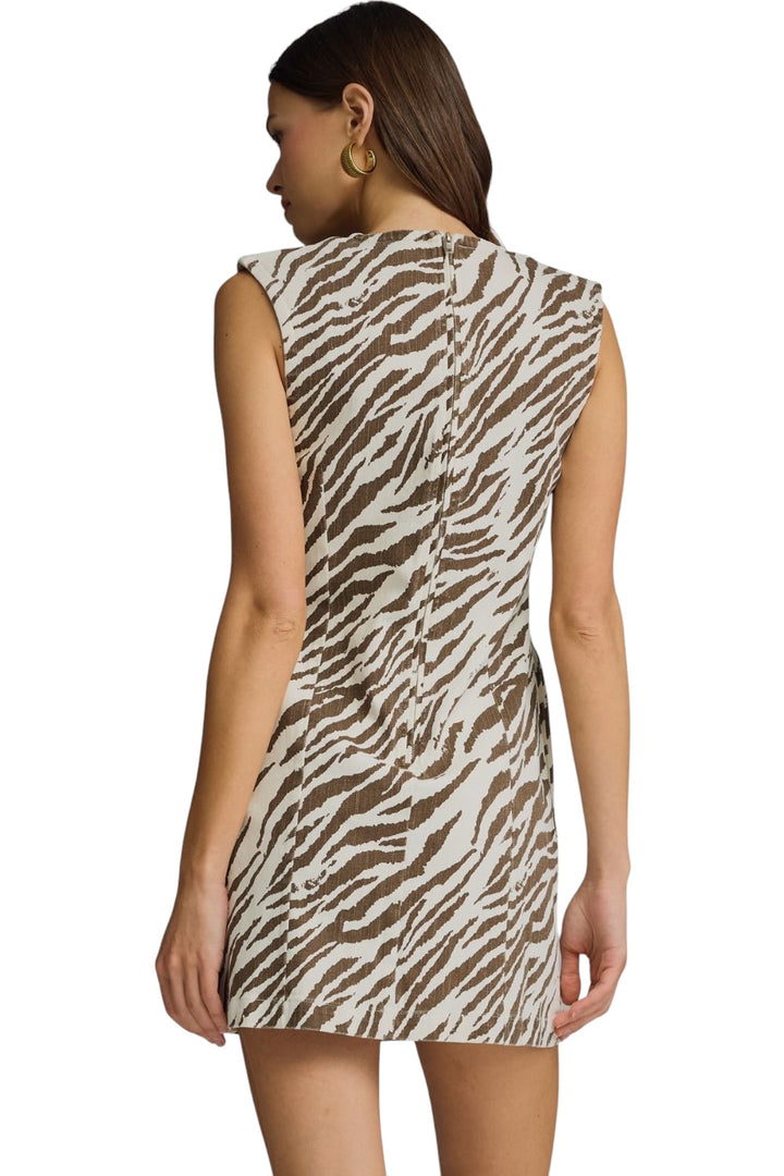 Harness Zebra Mini Dress