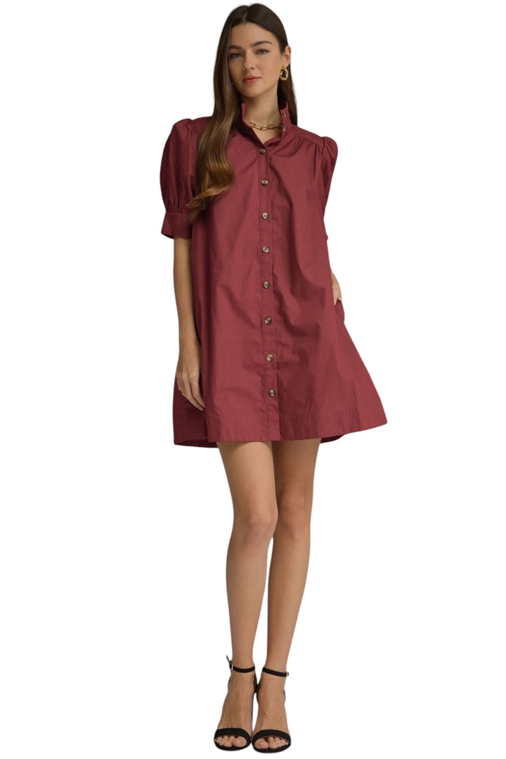 Parrish Puff Sleeve Mini Dress