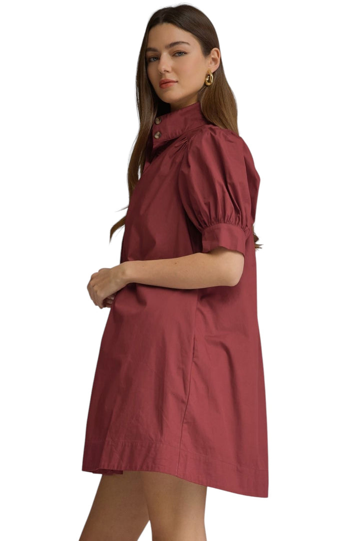 Parrish Puff Sleeve Mini Dress