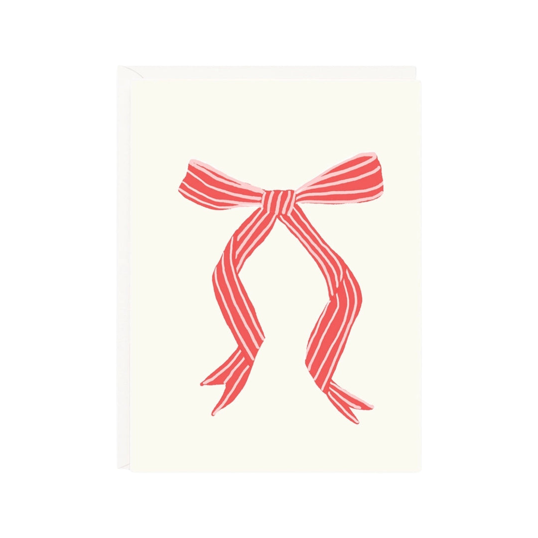 Red Bow Mini Card