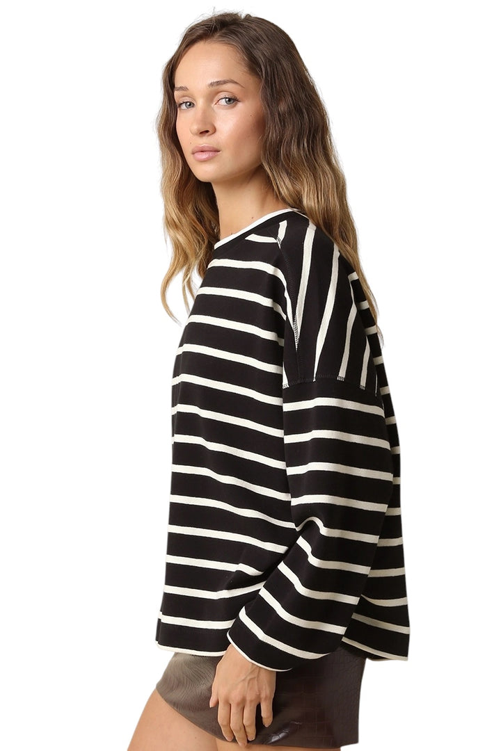 Hailey Relaxed Striped Top