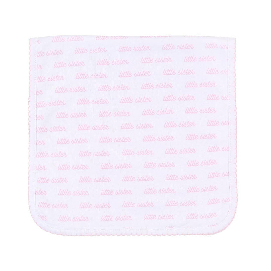 Little Sister Printed Burp Cloth