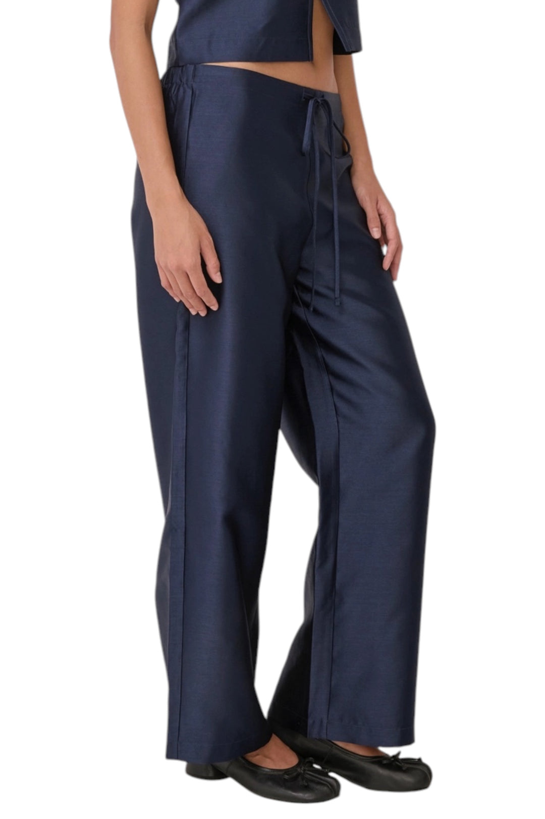Wilcox Taffeta Tie Pants