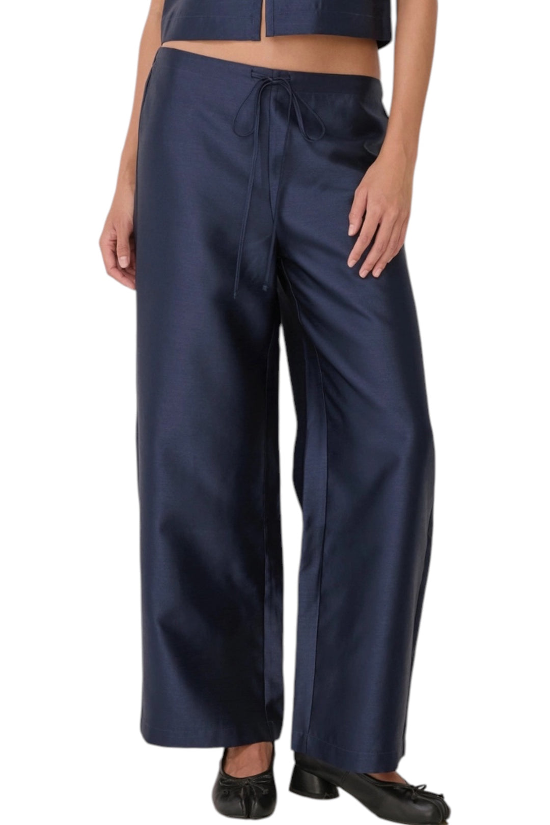 Wilcox Taffeta Tie Pants