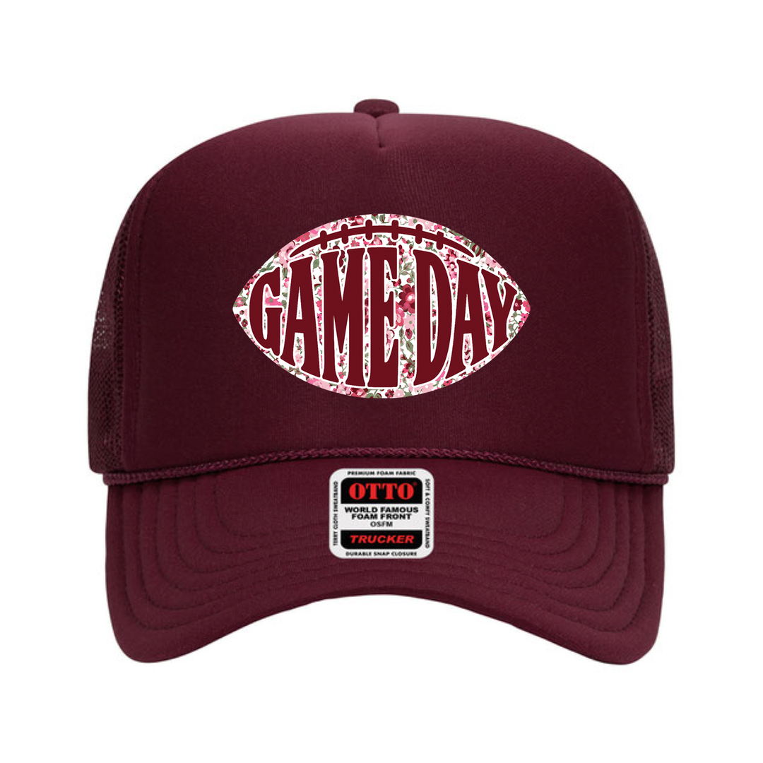 Floral Football Hat