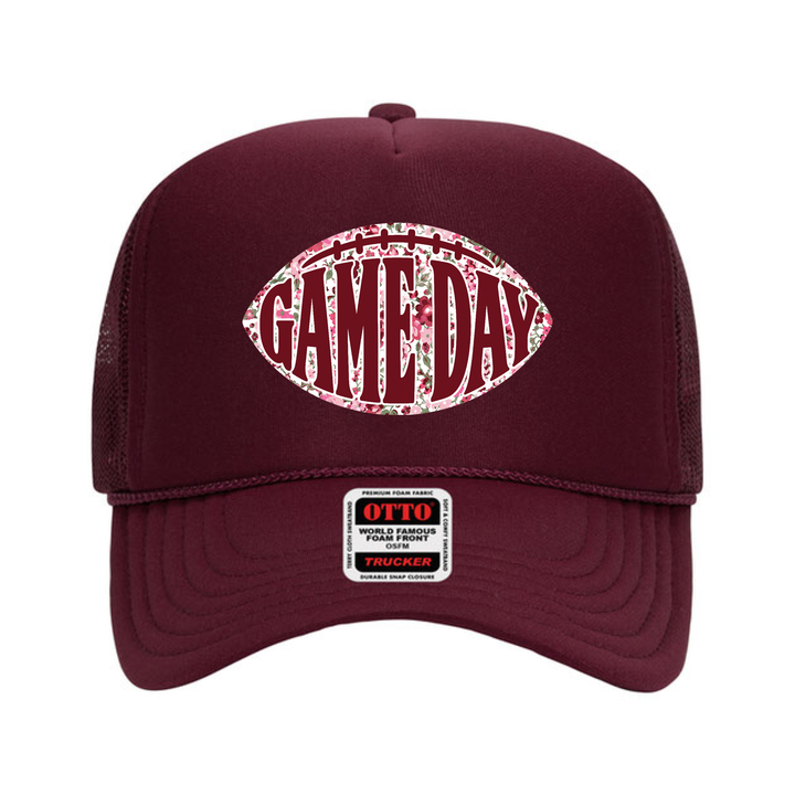 Floral Football Hat