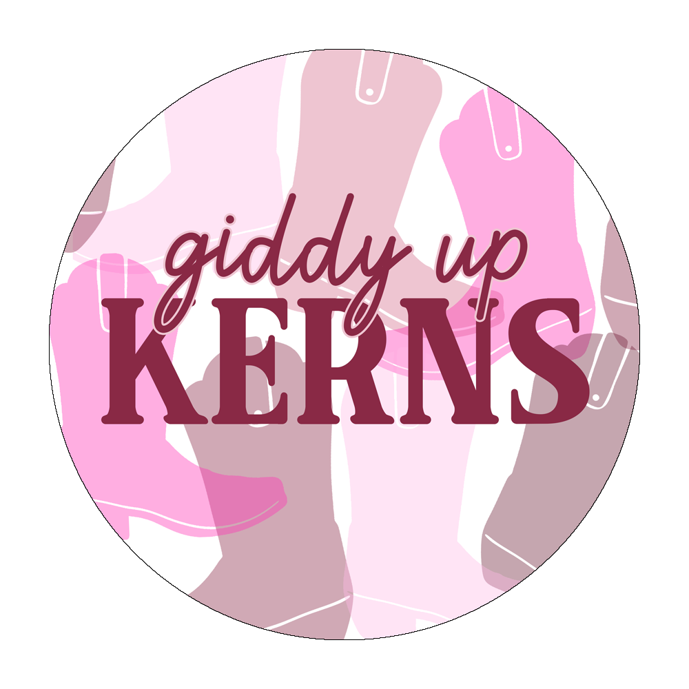 Giddy Up Kerns Button