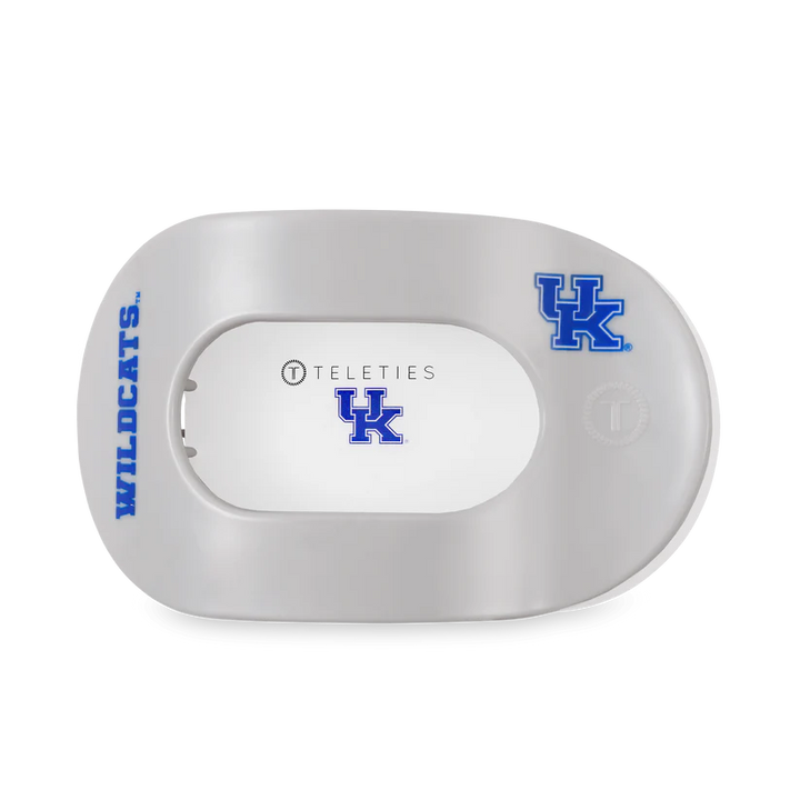 Go Big Blue Large Flat Round Teleties Clip