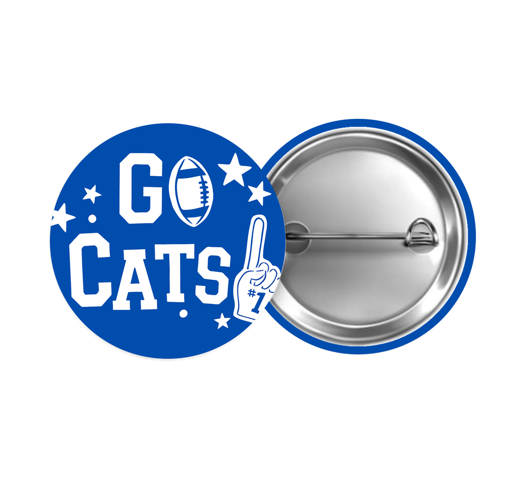 Go Cats Collegiate Button