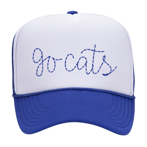 Go Cats Embroidered Trucker Hat