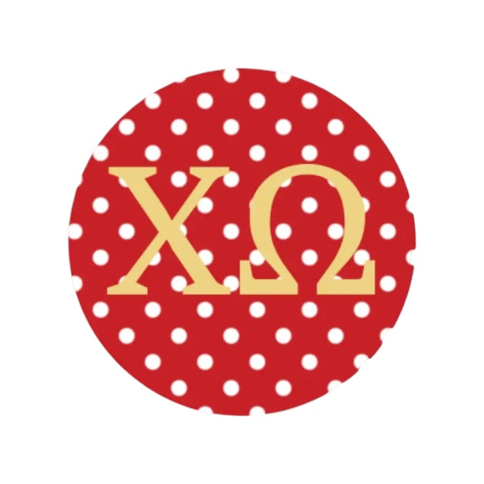 Polka Dot Sorority Button