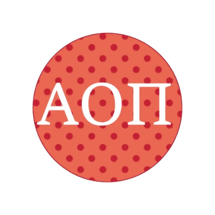 Polka Dot Sorority Button