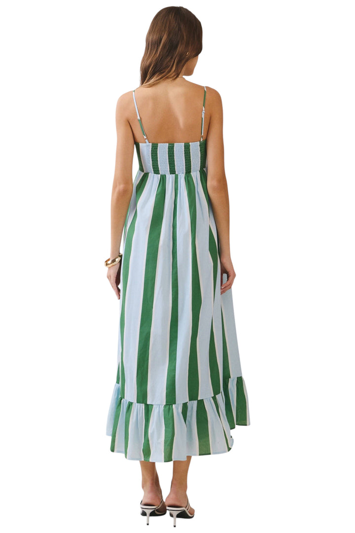 Polk Striped Maxi Dress