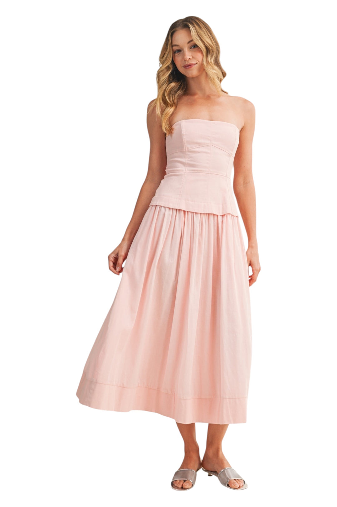 Davis Corset Strapless Dress