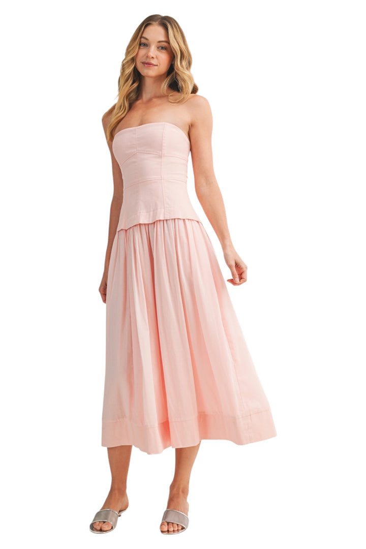 Davis Corset Strapless Dress