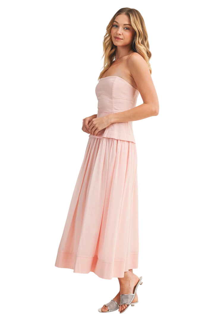 Davis Corset Strapless Dress