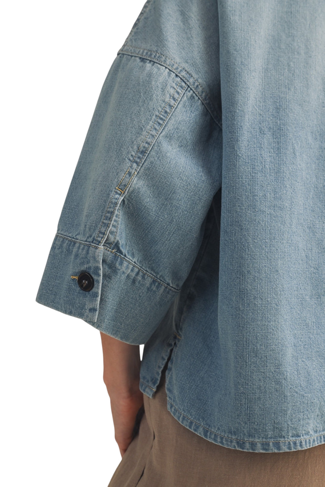 Reid Patch Pocket Denim Top