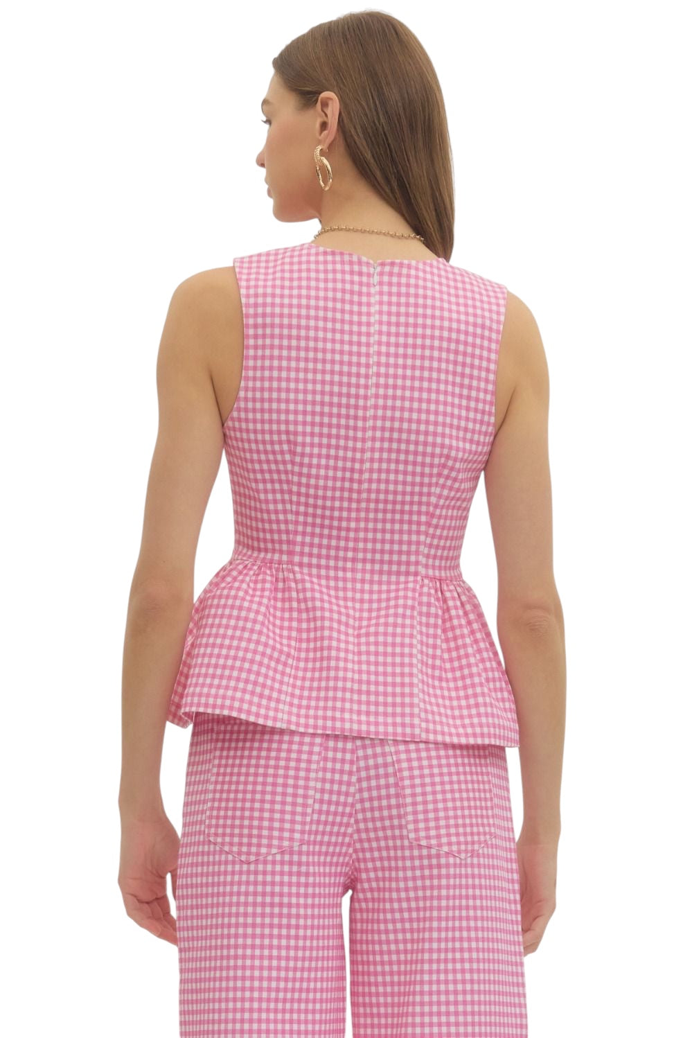 Alcott Sleeveless Peplum Top
