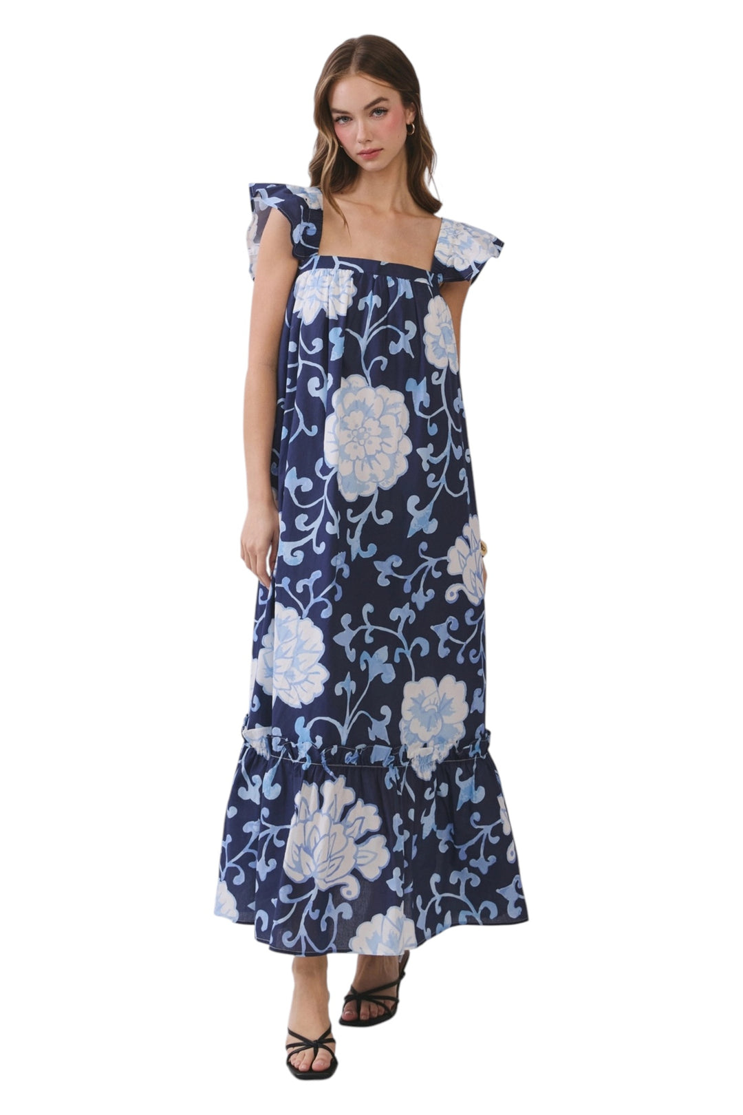 Abrams Floral Maxi Dress