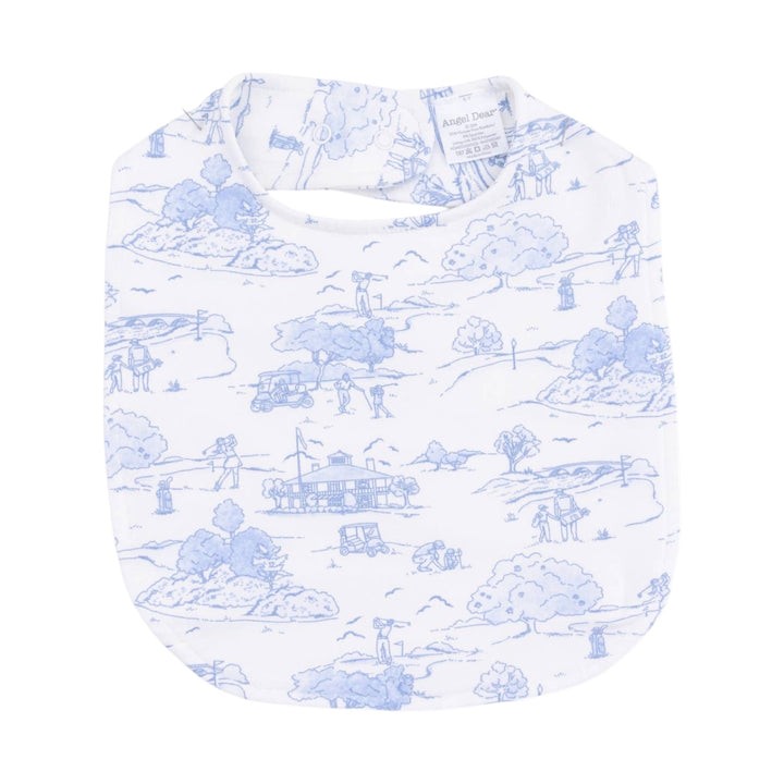 Golf Toile Feeding Bib