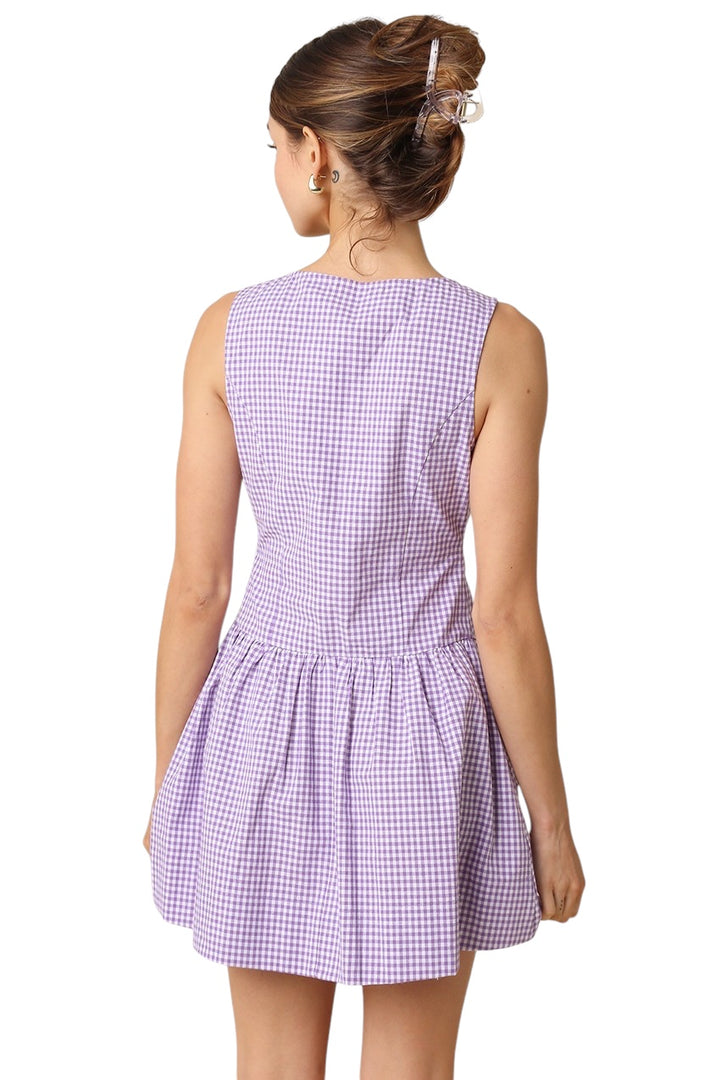 Wagner Gingham Mini Dress